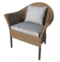 Wicker armchair